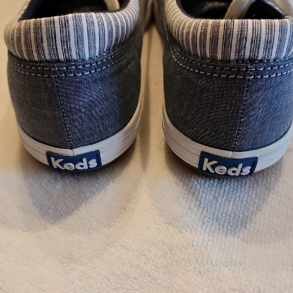 Keds Denim Blue Sneakers with White Laces - Picture 5 of 7